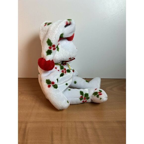 1998 Holiday TEDDY Ty Beanie Baby PE Pellets TAG ERRORS - Picture 3 of 11